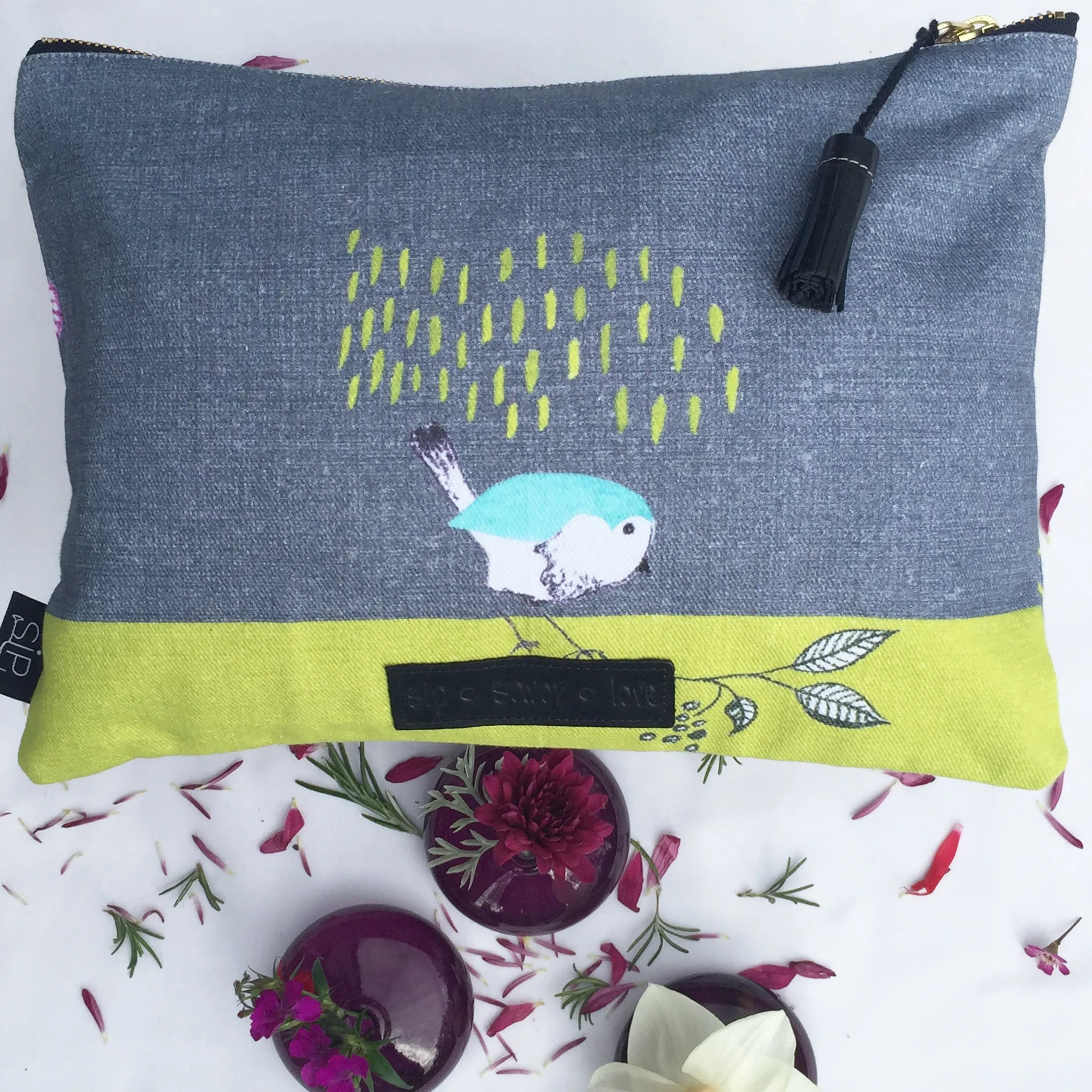 "Bird Dance" Clutch Bag