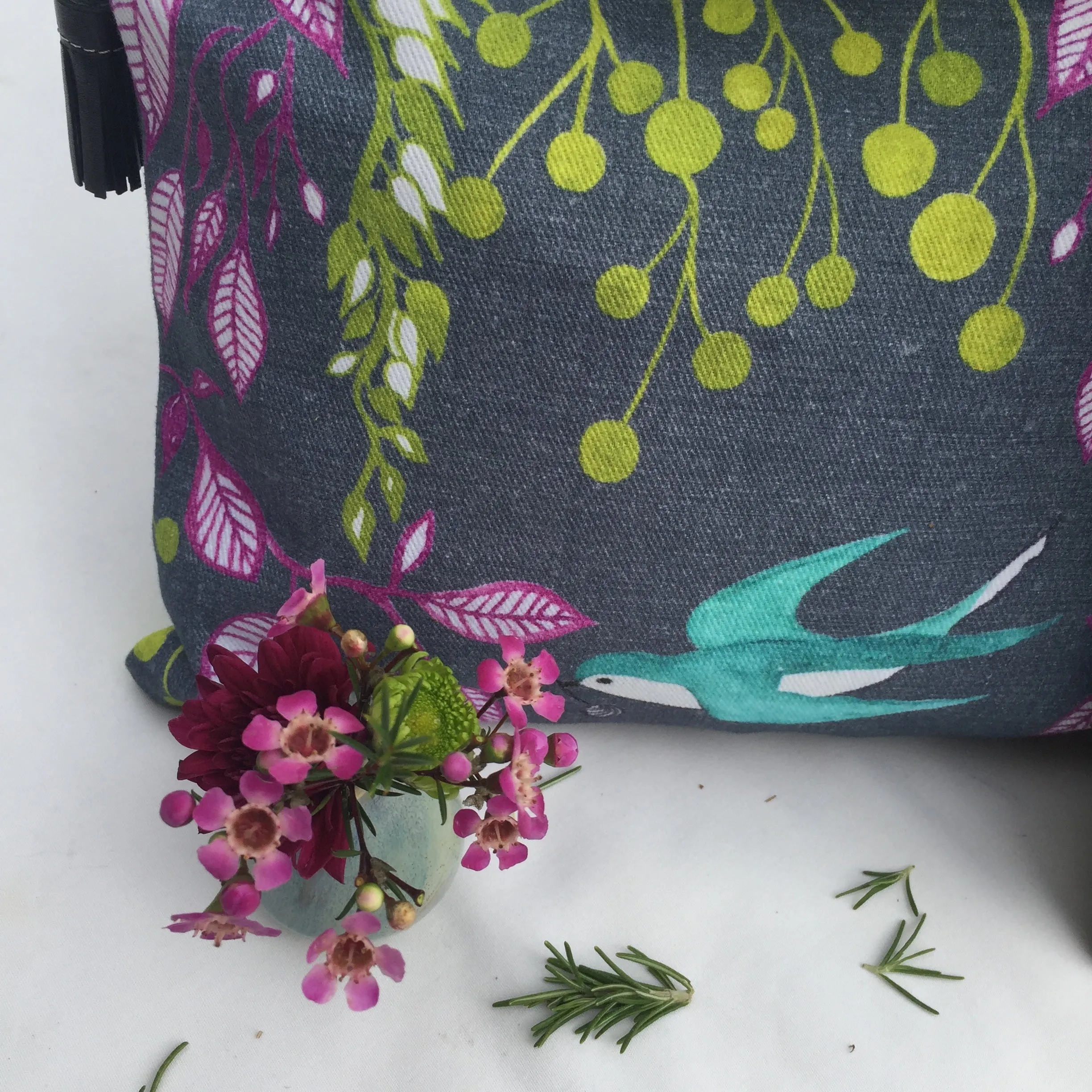 "Bird Dance" Clutch Bag