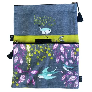 "Bird Dance" Clutch Bag
