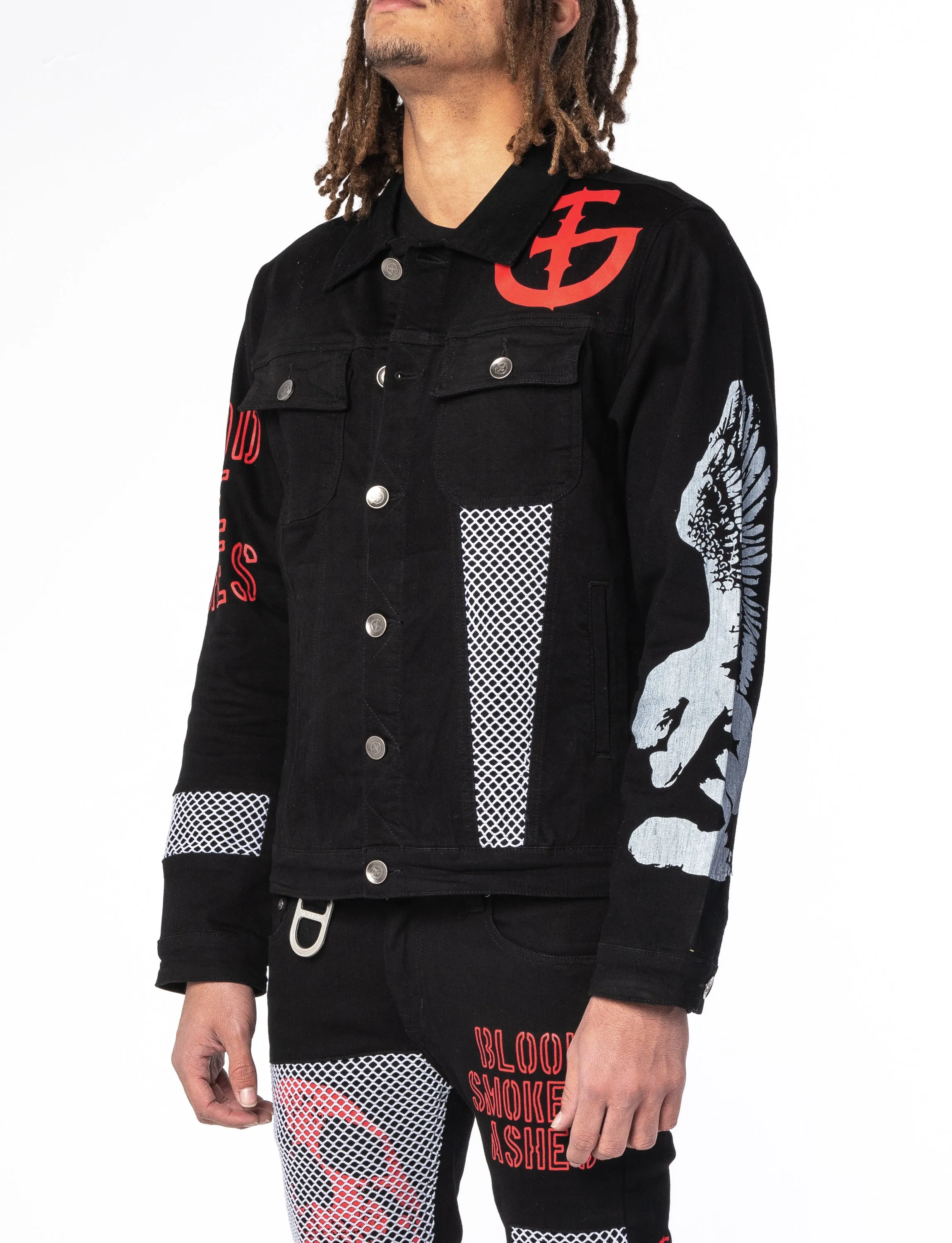 "FORSAKEN' Utility Jacket
