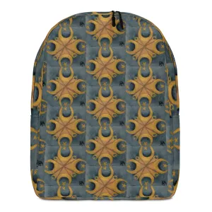 "Mohammad's Starburst - Gray" Minimalist Backpack