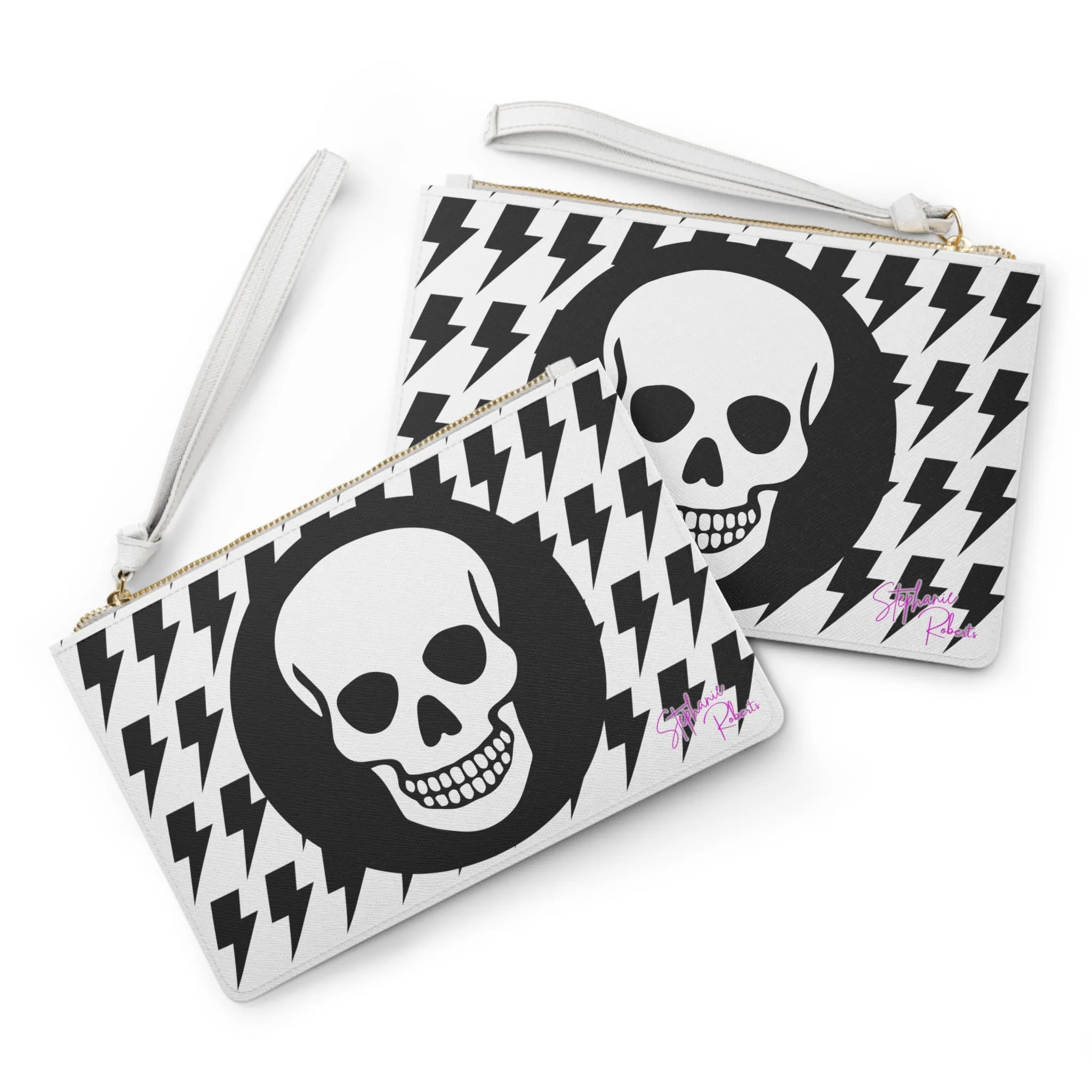"Sir Skull Smiley" Clutch Bag