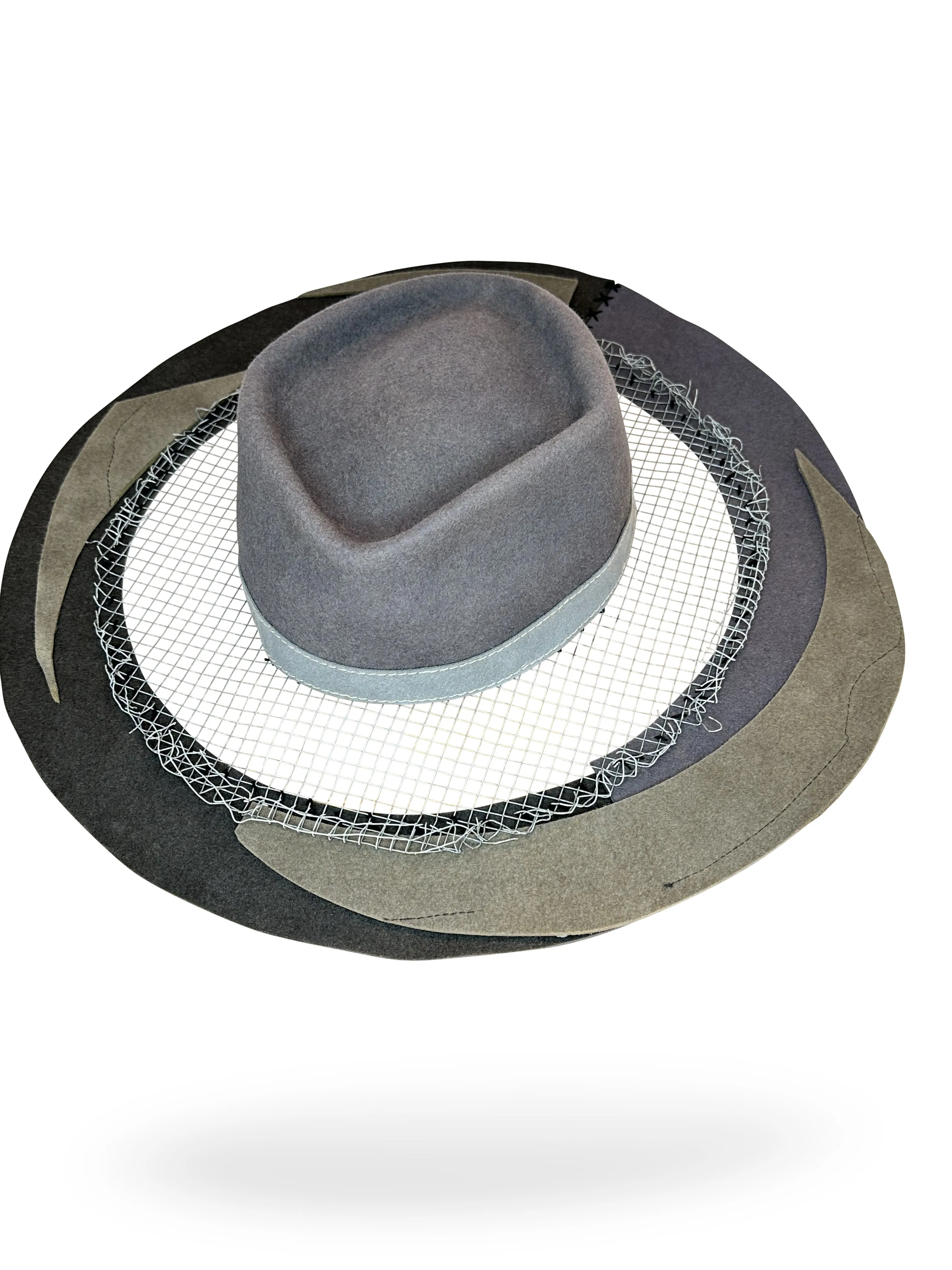 "W.I.P." Rabbit Fur Felt Hat