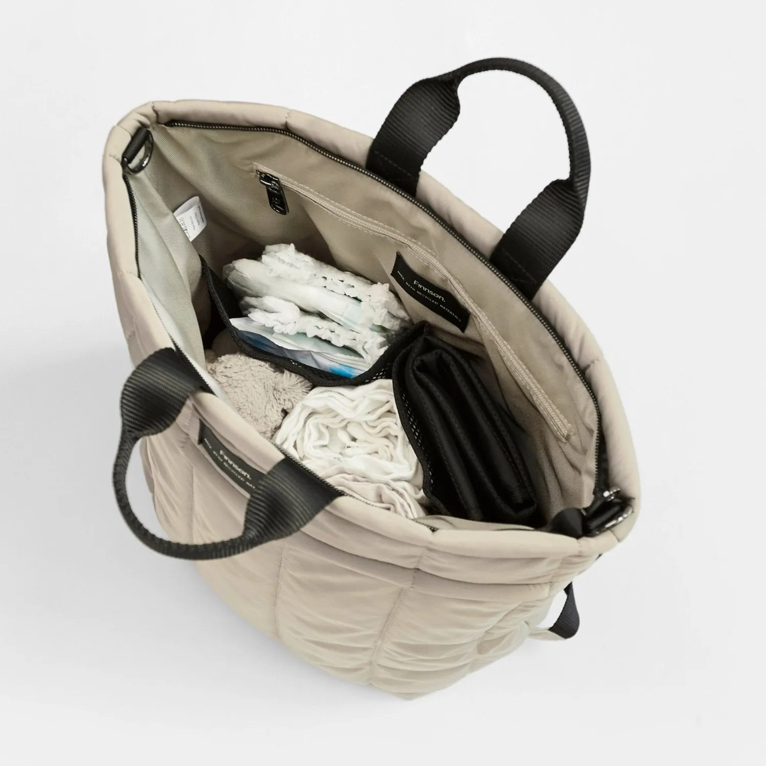 RAE Eco Changing Backpack with Changing Mat (Taupe)