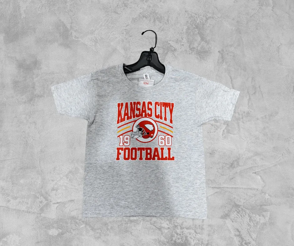 READY TO SHIP - Kansas City Football 1960 Ash Tee (FINAL SALE)
