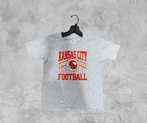 READY TO SHIP - Kansas City Football 1960 Ash Tee (FINAL SALE)