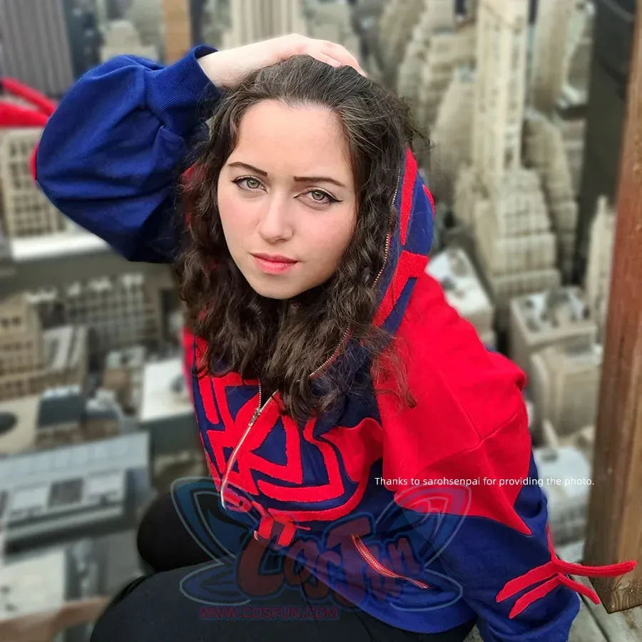 【READY TO SHIP】COSFUN Original Spider Theme Full Zip Hoodie Sweatshirt IF0006