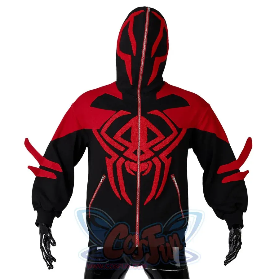 【READY TO SHIP】COSFUN Original Spider Theme Full Zip Hoodie Sweatshirt IF0006
