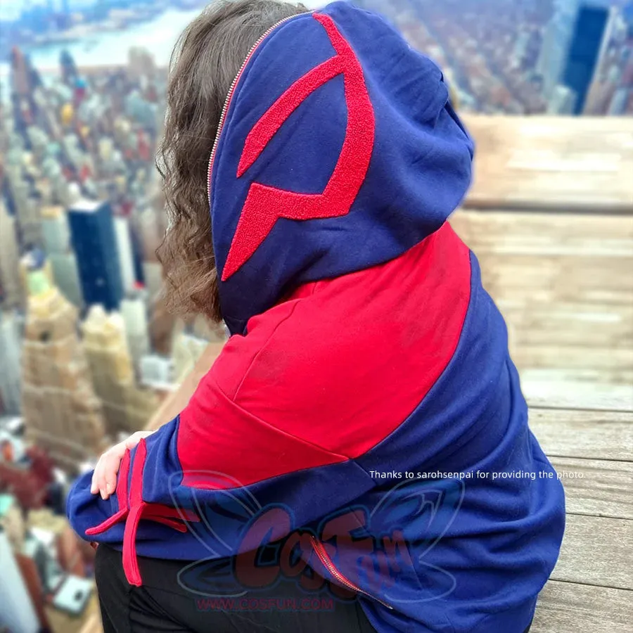 【READY TO SHIP】COSFUN Original Spider Theme Full Zip Hoodie Sweatshirt IF0006