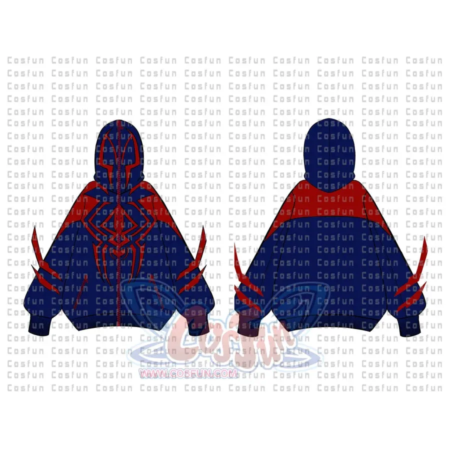 【READY TO SHIP】COSFUN Original Spider Theme Full Zip Hoodie Sweatshirt IF0006