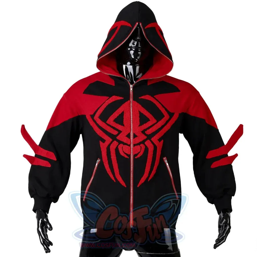 【READY TO SHIP】COSFUN Original Spider Theme Full Zip Hoodie Sweatshirt IF0006