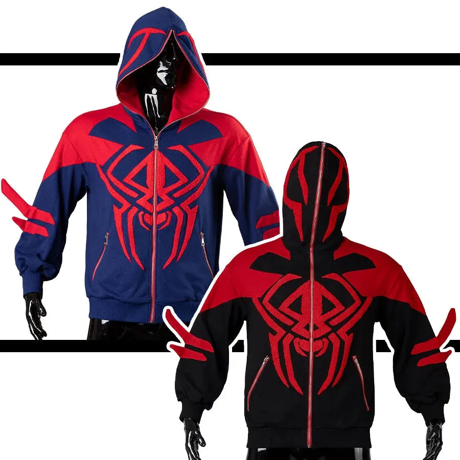 【READY TO SHIP】COSFUN Original Spider Theme Full Zip Hoodie Sweatshirt IF0006