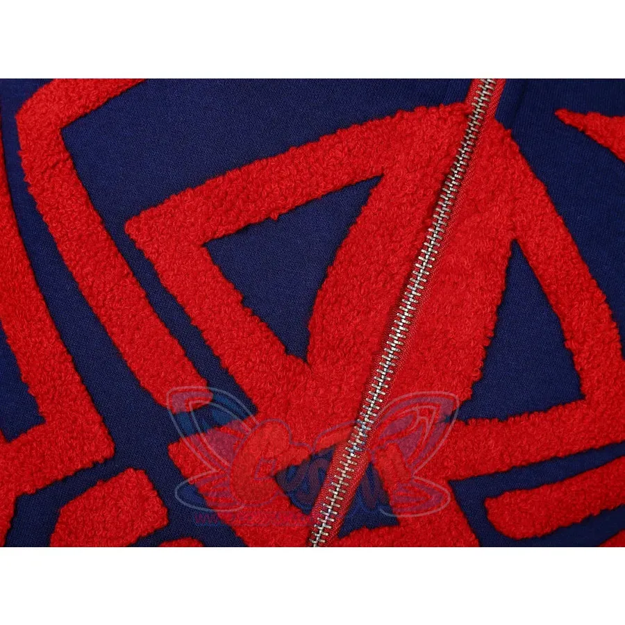 【READY TO SHIP】COSFUN Original Spider Theme Full Zip Hoodie Sweatshirt IF0006