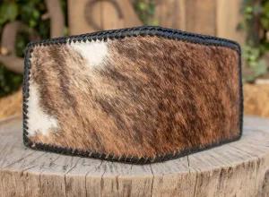 Real COWHIDE NATURAL HAIR cowboy leather western wallet cartera