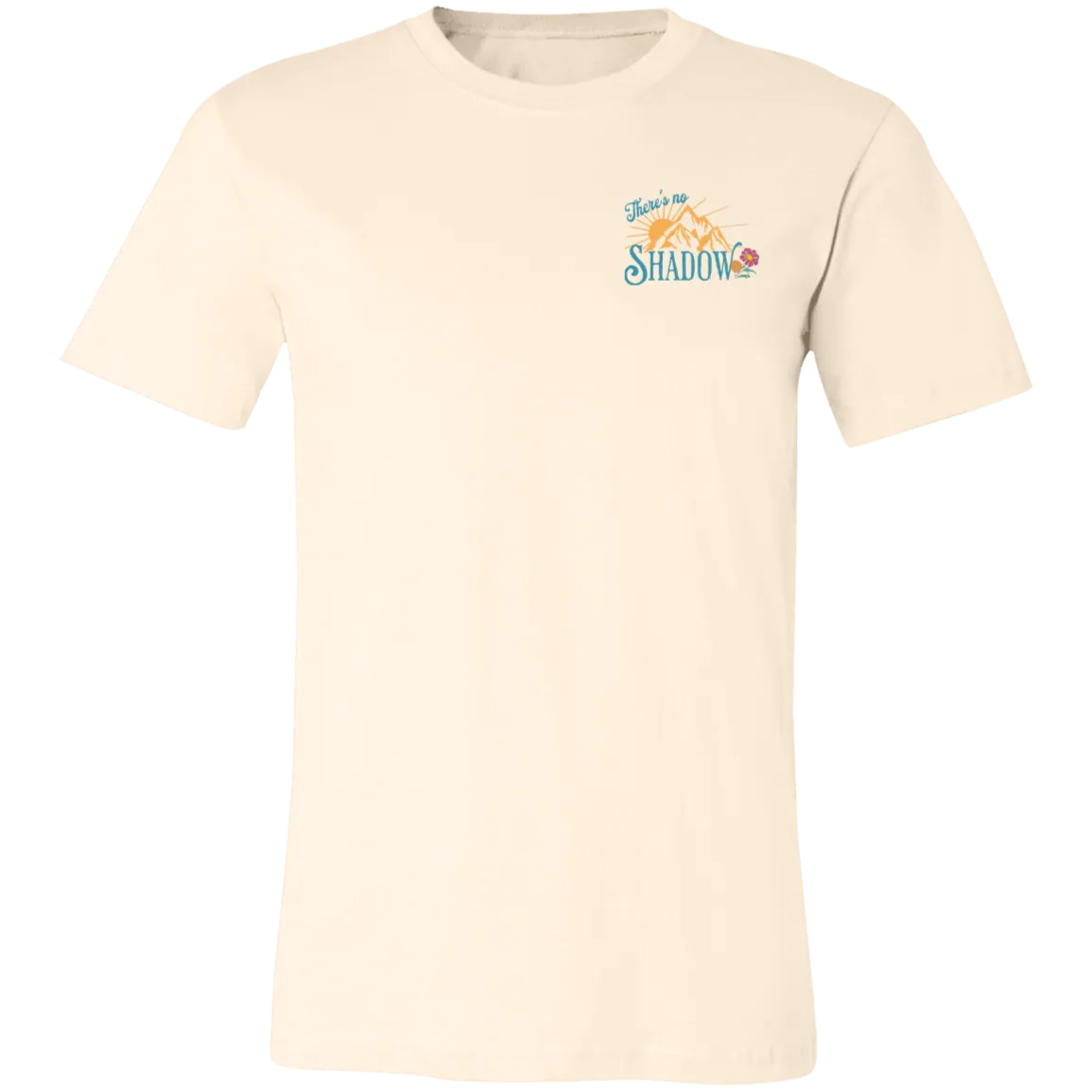 Reckless Love Flower Tee Front & Back Design - Christian Faith & Worship - Bella   Canvas