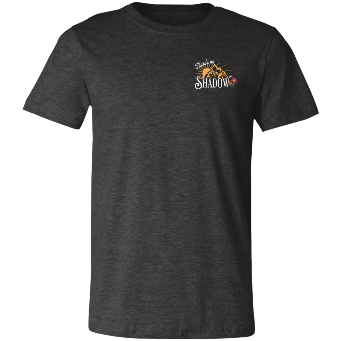 Reckless Love Flower Tee Front & Back Design - Christian Faith & Worship - Bella   Canvas