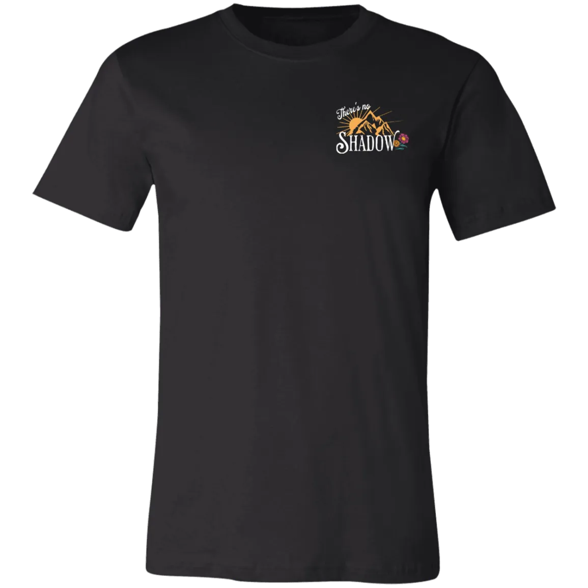 Reckless Love Flower Tee Front & Back Design - Christian Faith & Worship - Bella   Canvas