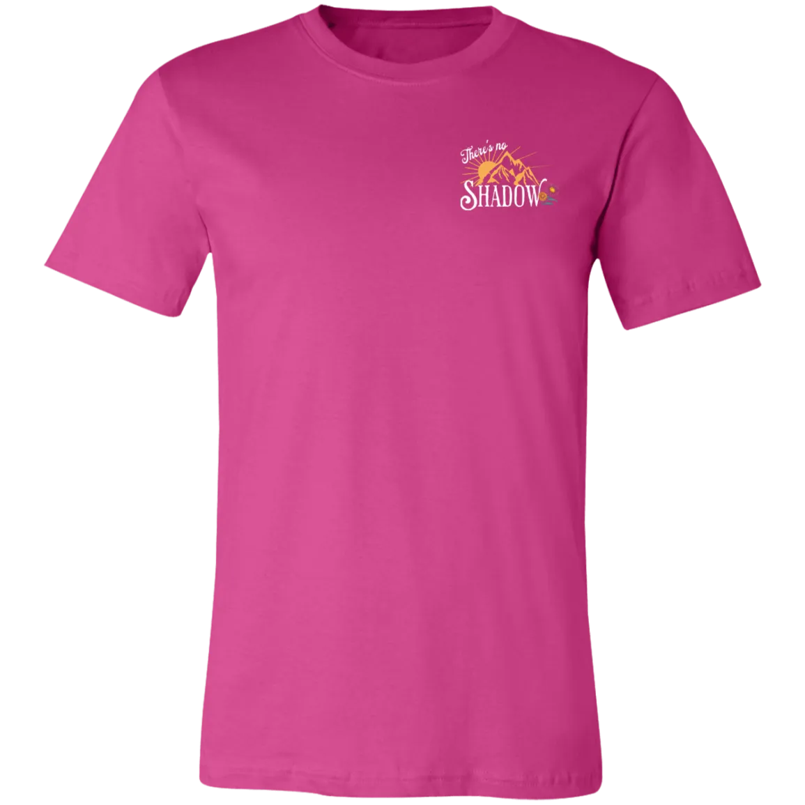 Reckless Love Flower Tee Front & Back Design - Christian Faith & Worship - Bella   Canvas
