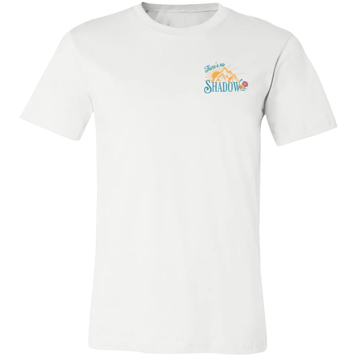 Reckless Love Flower Tee Front & Back Design - Christian Faith & Worship - Bella   Canvas