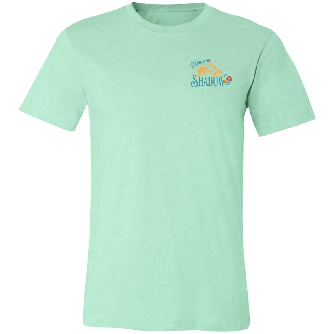 Reckless Love Flower Tee Front & Back Design - Christian Faith & Worship - Bella   Canvas