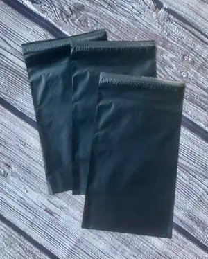 Recycled black 6x9 poly mailer - set of 20