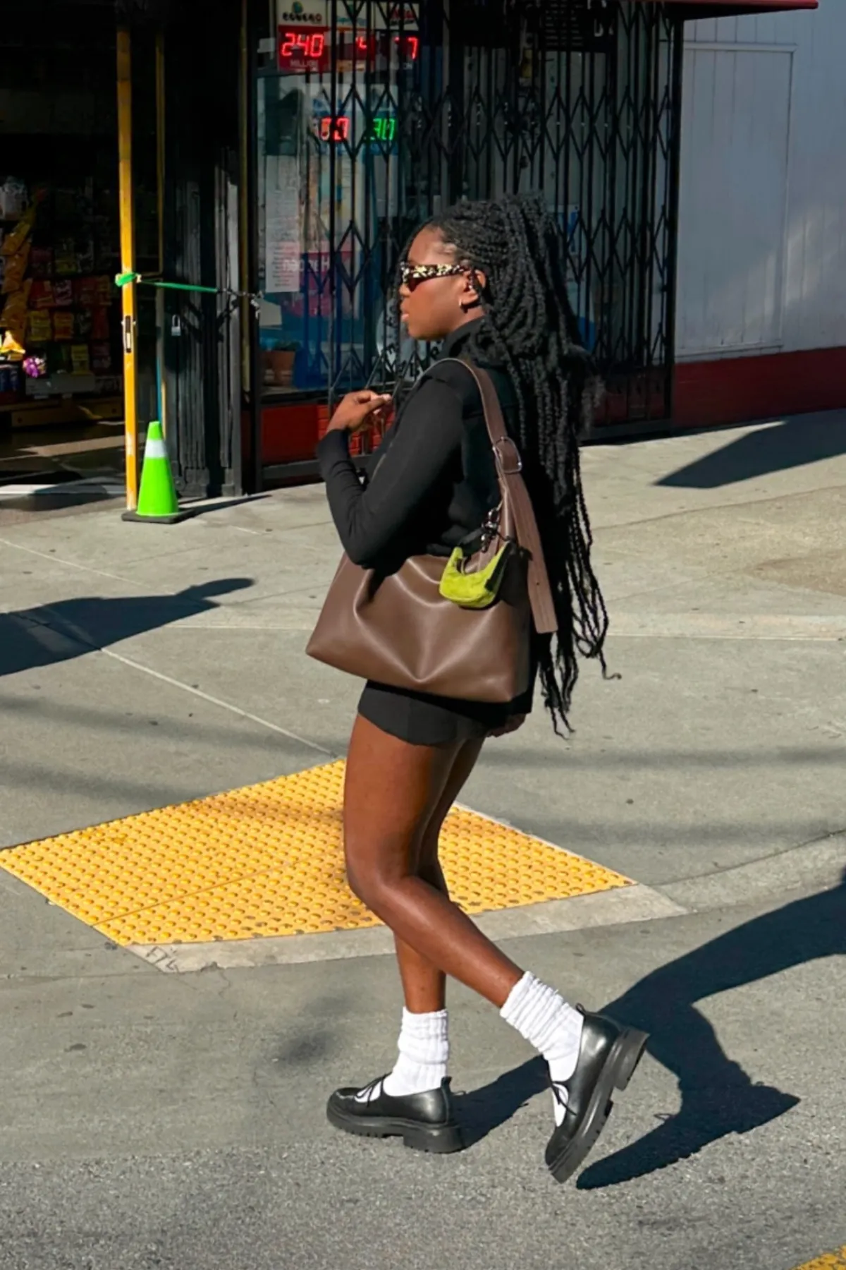 Recycled Leather Shoulder Bag