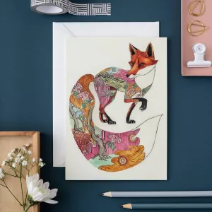 Red Fox Note Card