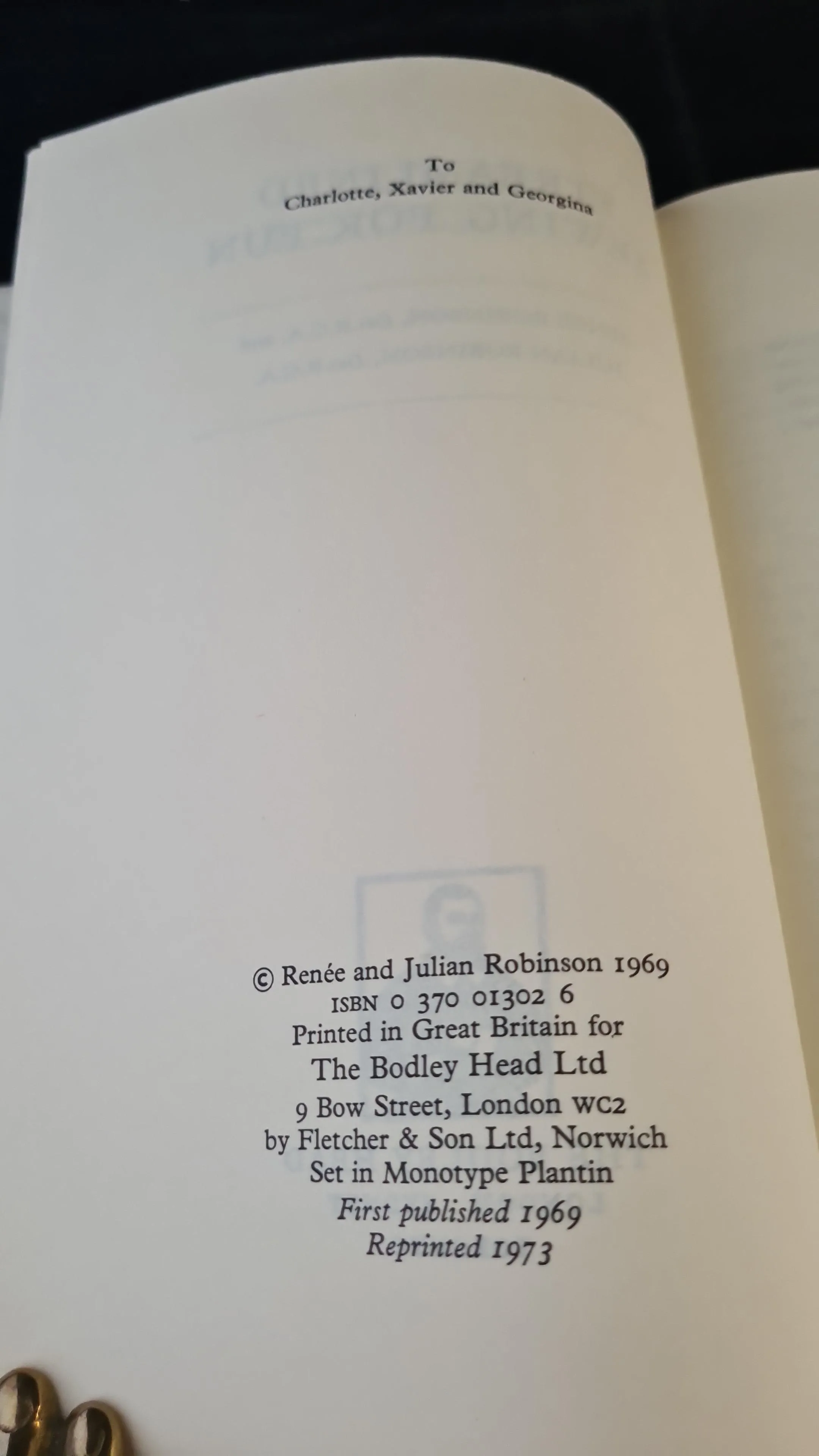 Renee & Julian Robinson - Streamlined Sewing for Fun, Bodley Head, 1973