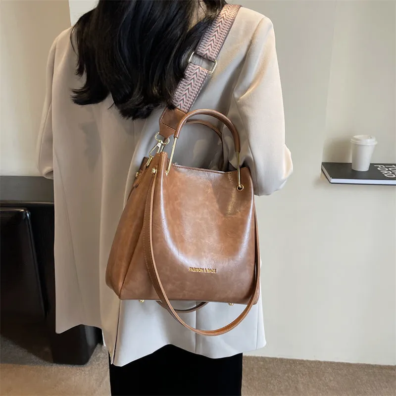 Retro Hand-held Tote Bag Casual Crossbody