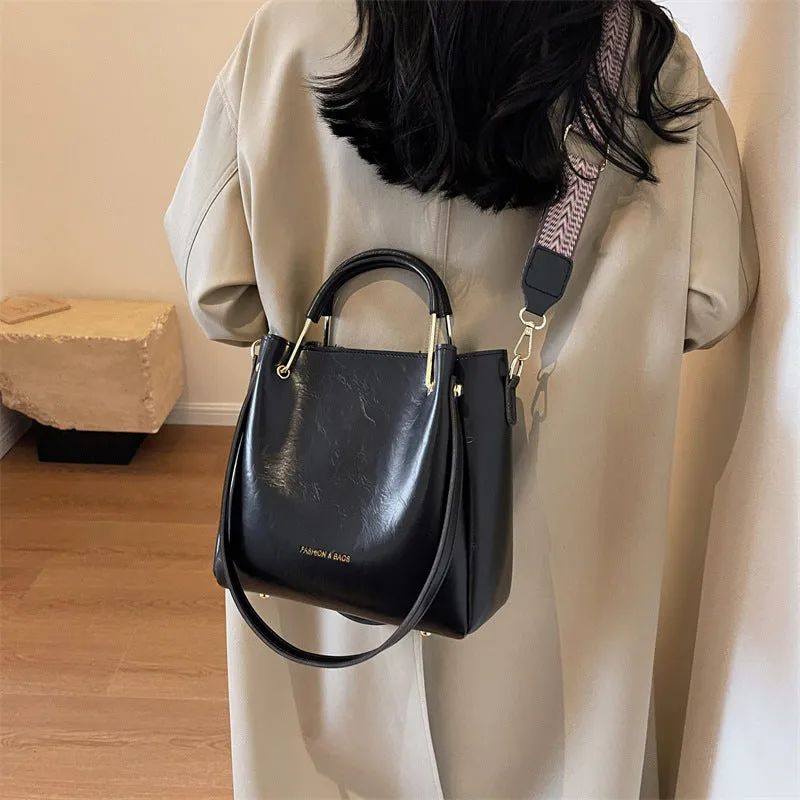 Retro Hand-held Tote Bag Casual Crossbody