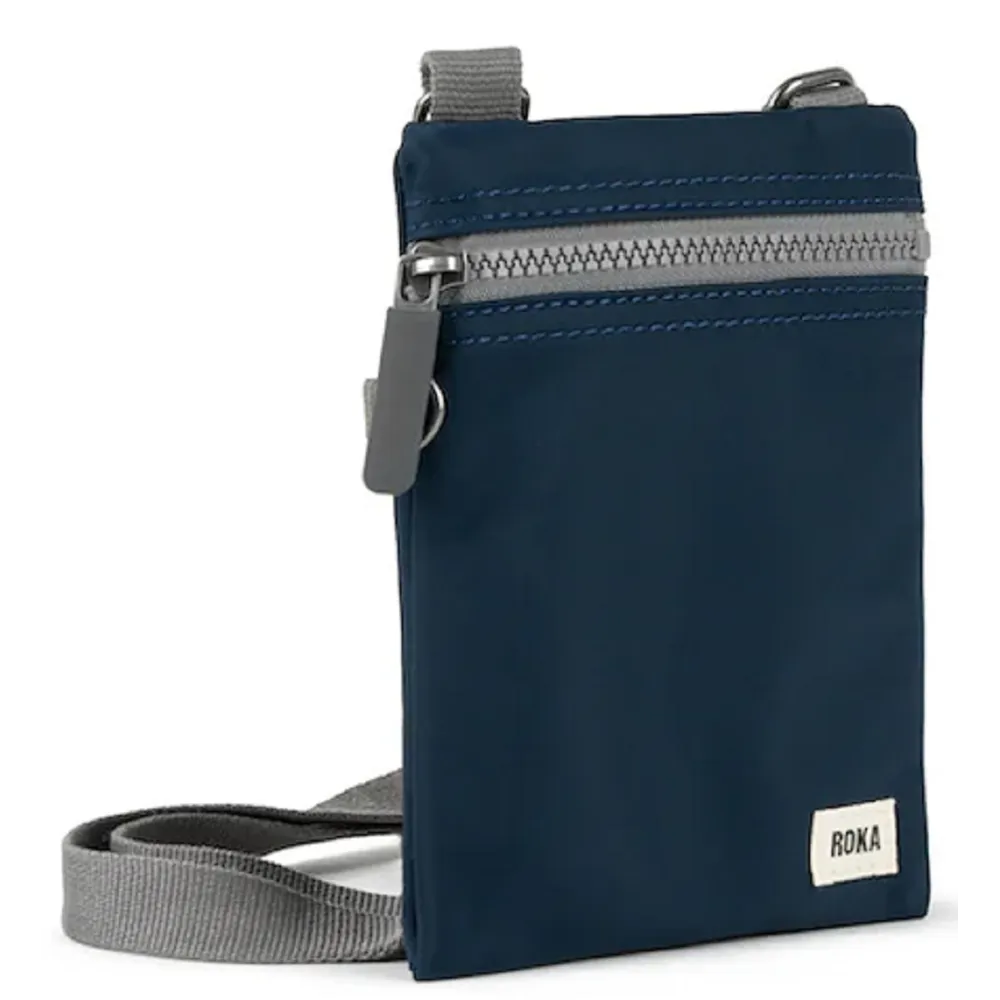 Roka Chelsea Recycled Nylon Midnight Bag