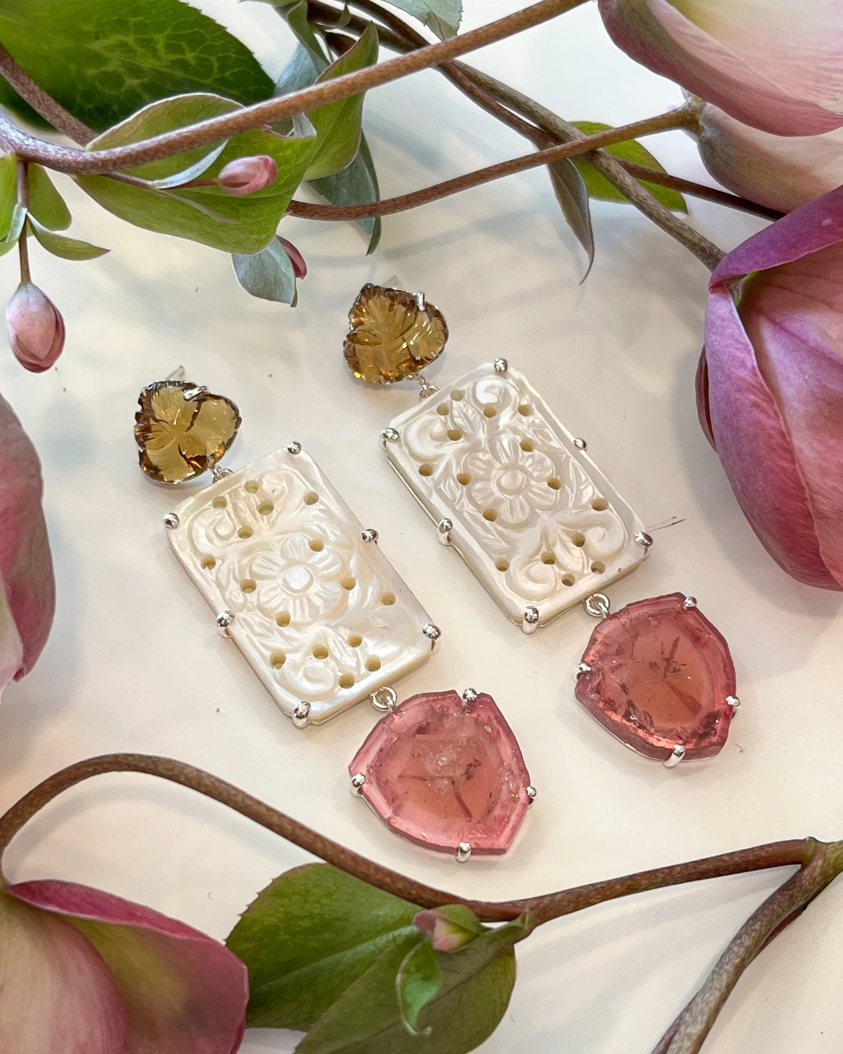 Rose Earrings