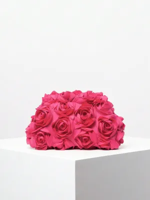 Rose Pattern Evening Bag