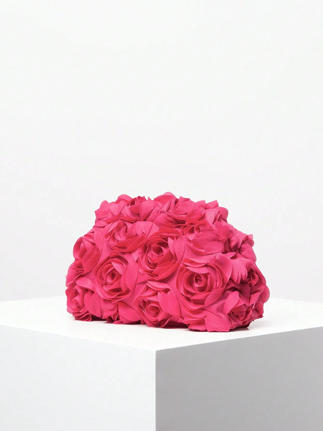 Rose Pattern Evening Bag