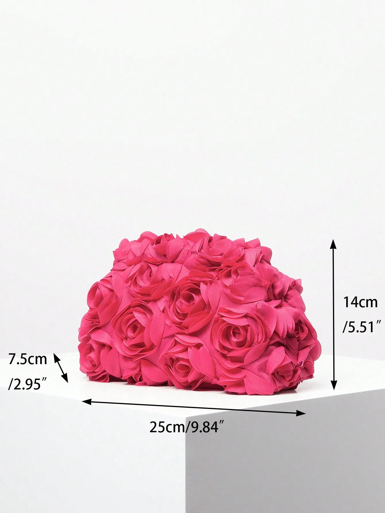 Rose Pattern Evening Bag