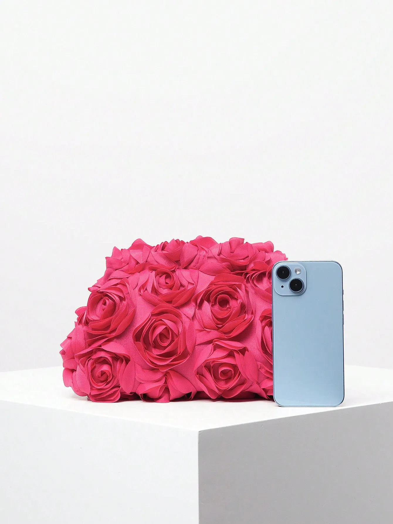 Rose Pattern Evening Bag
