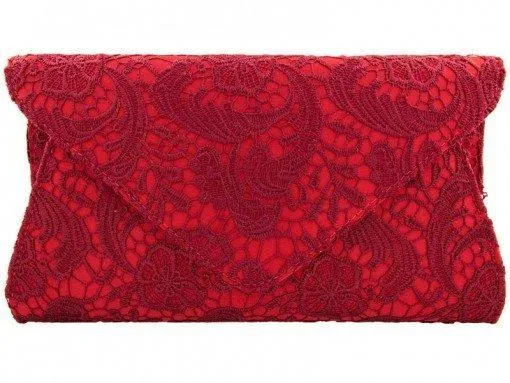 Roselyn Lace Envelope Clutch Bag