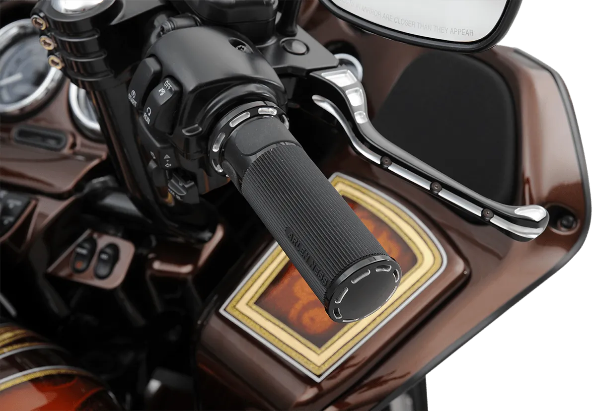 RSD 0062-4007-BM Avenger Inlay Brake/Clutch Lever Set - Contrast Cut
