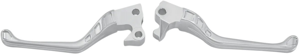 RSD 0062-4007-BM Avenger Inlay Brake/Clutch Lever Set - Contrast Cut
