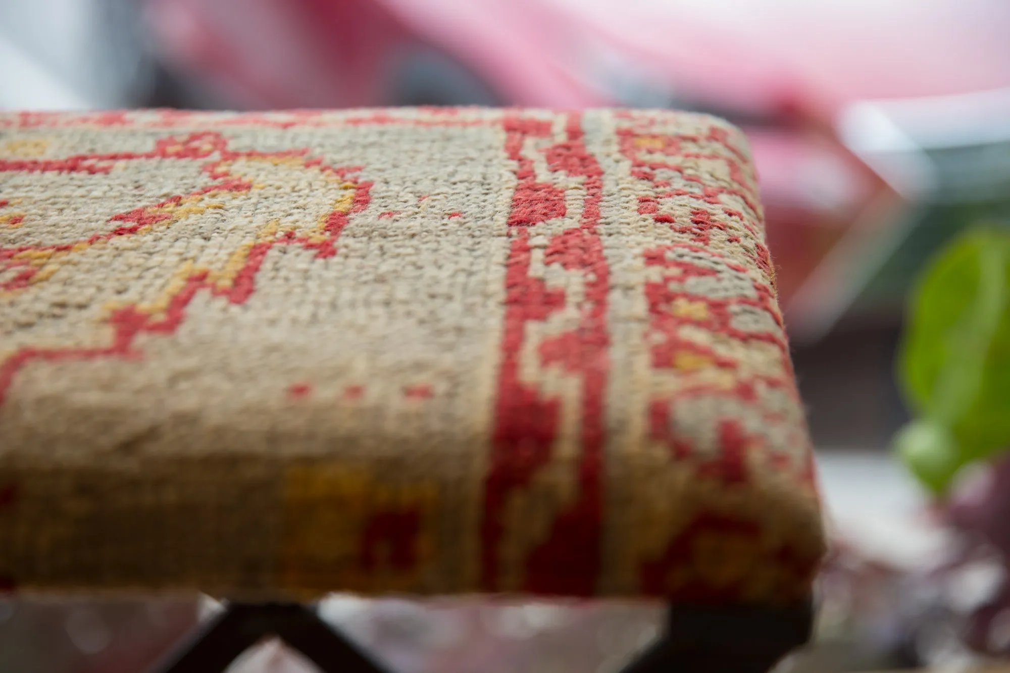 Rug Fragment Footstool