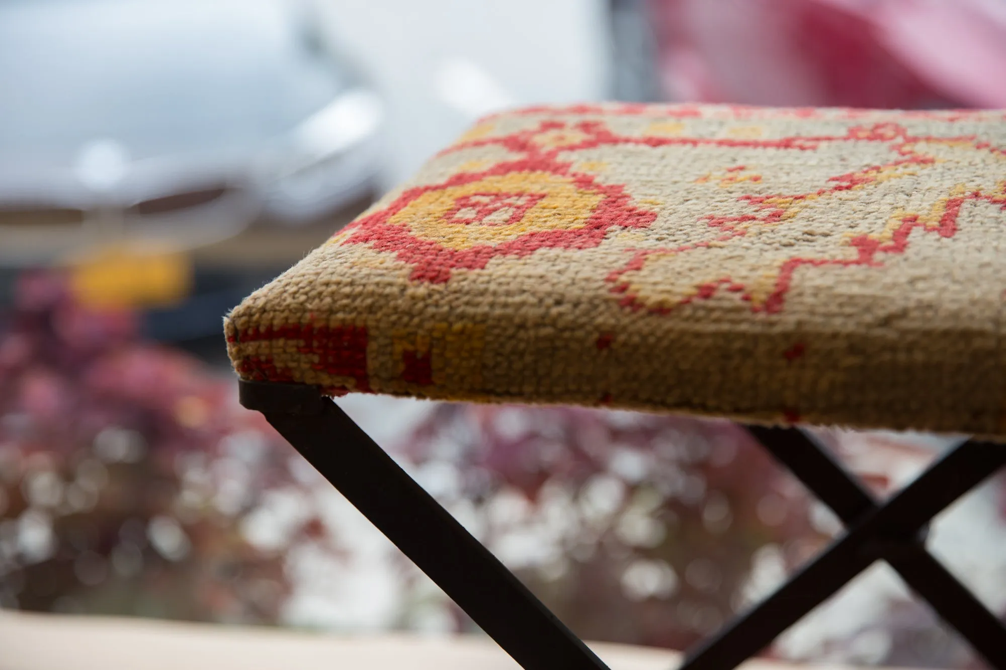 Rug Fragment Footstool