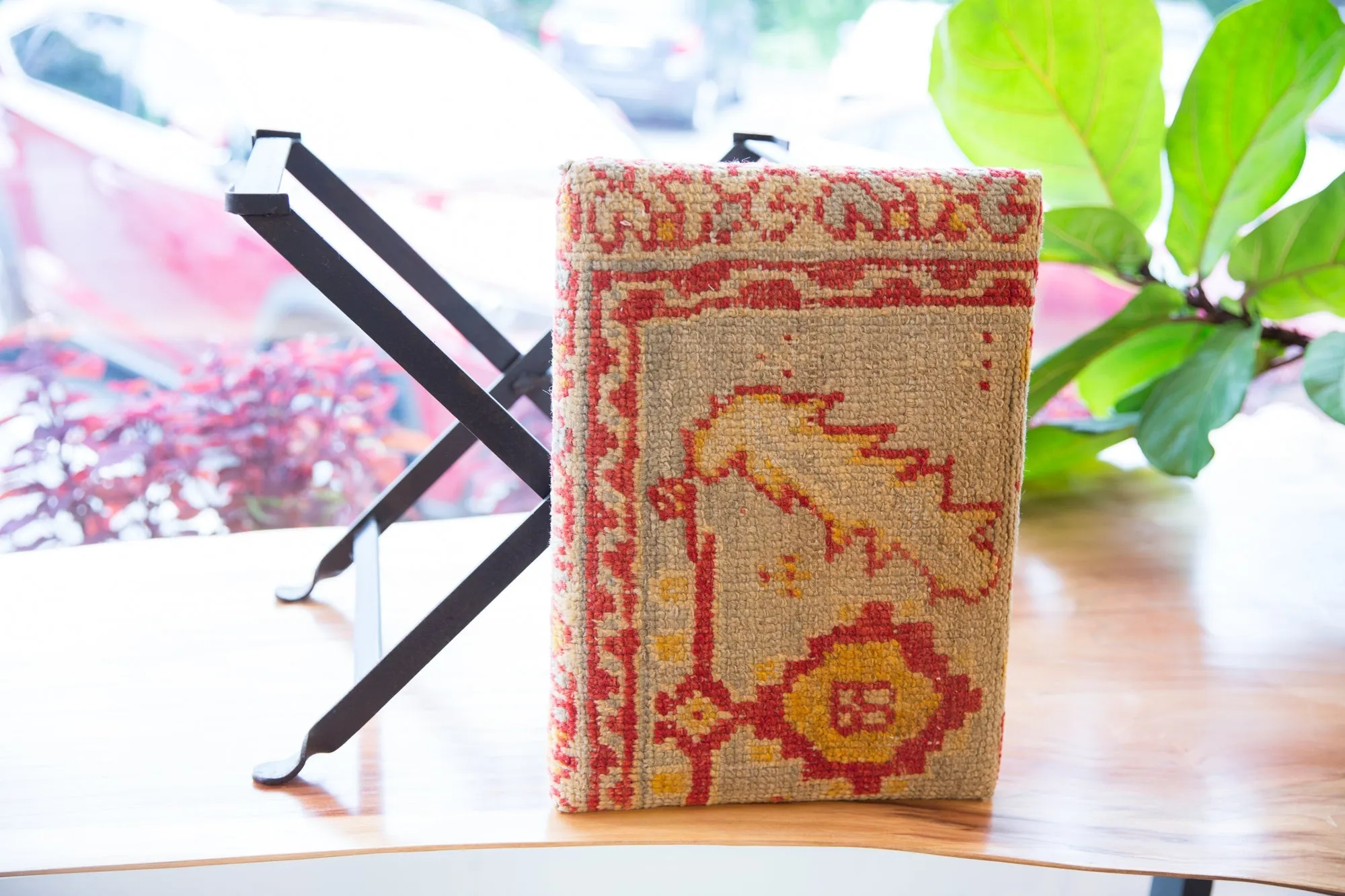 Rug Fragment Footstool