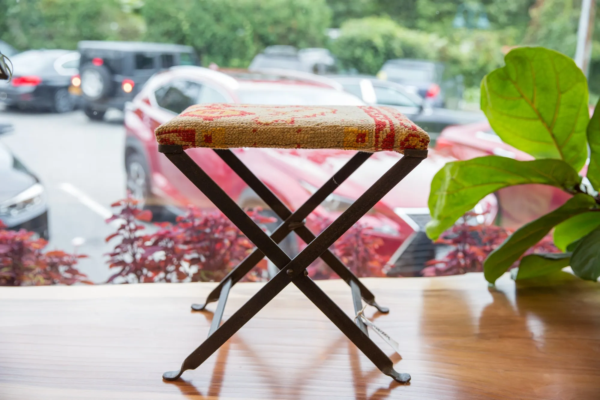 Rug Fragment Footstool