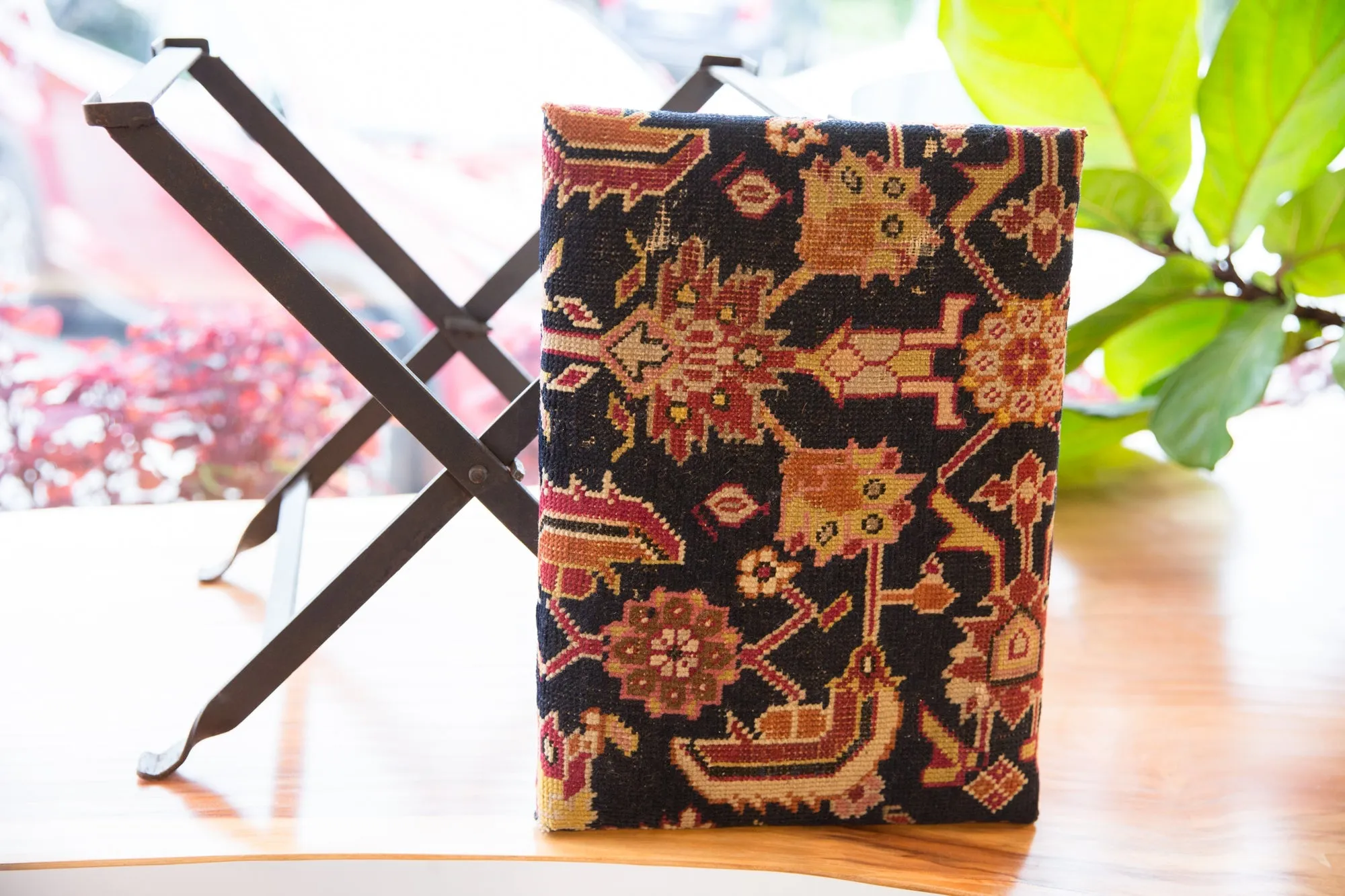 Rug Fragment Footstool