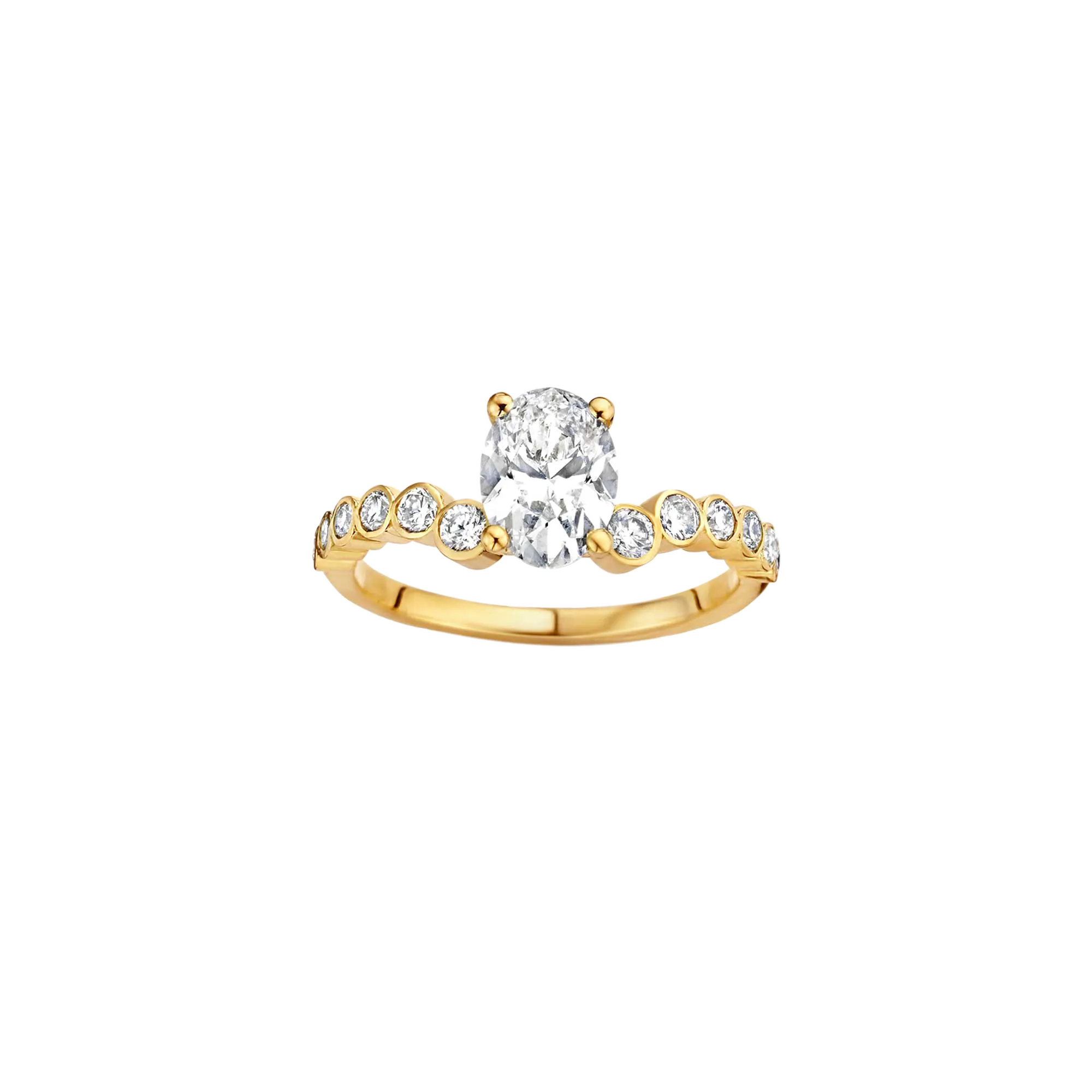 Ruth Ring 1.25ct Oval Yellow Gold