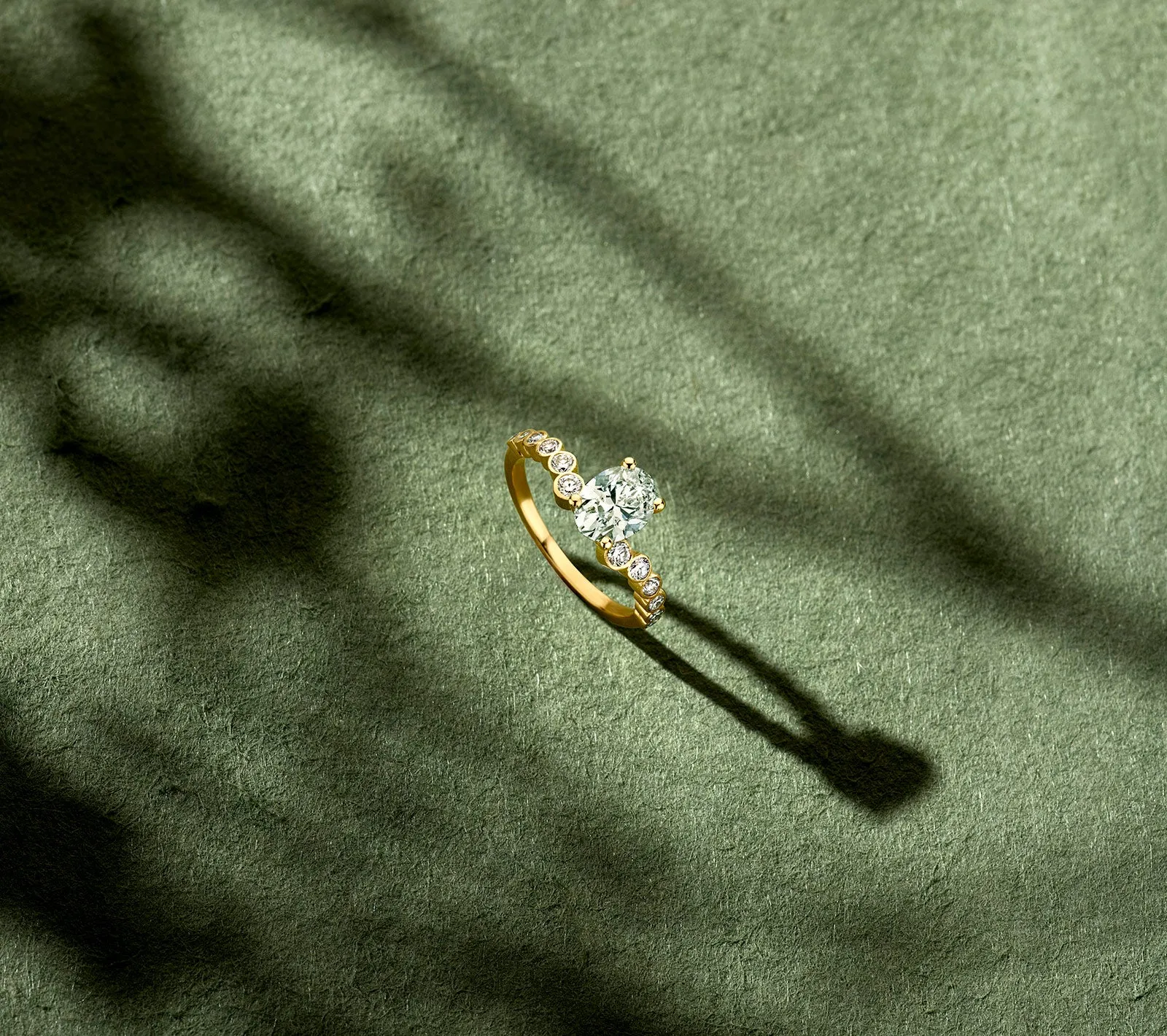 Ruth Ring 1.25ct Oval Yellow Gold