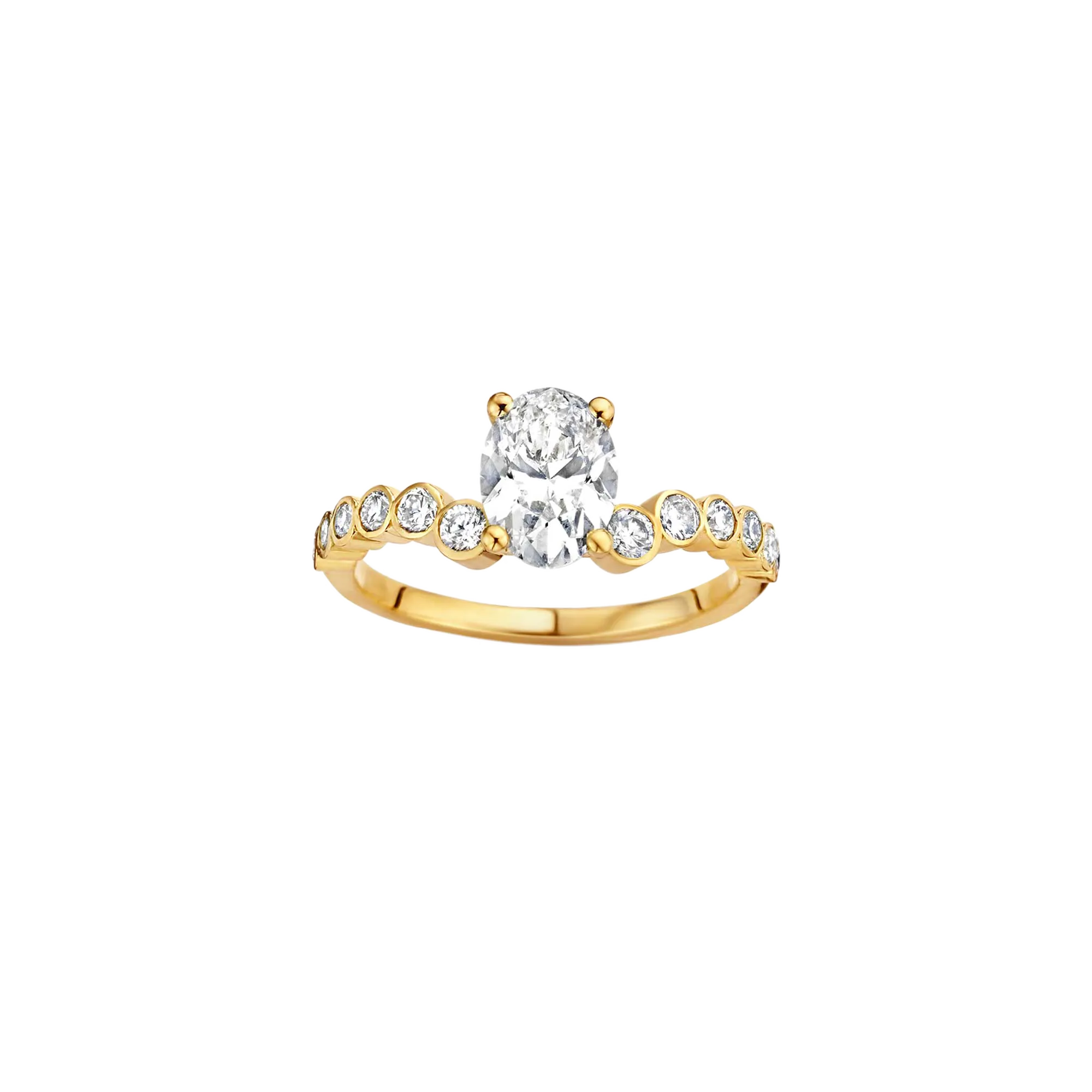 Ruth Ring 1.25ct Oval Yellow Gold