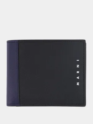 Saffiano Leather Bi-Fold Wallet