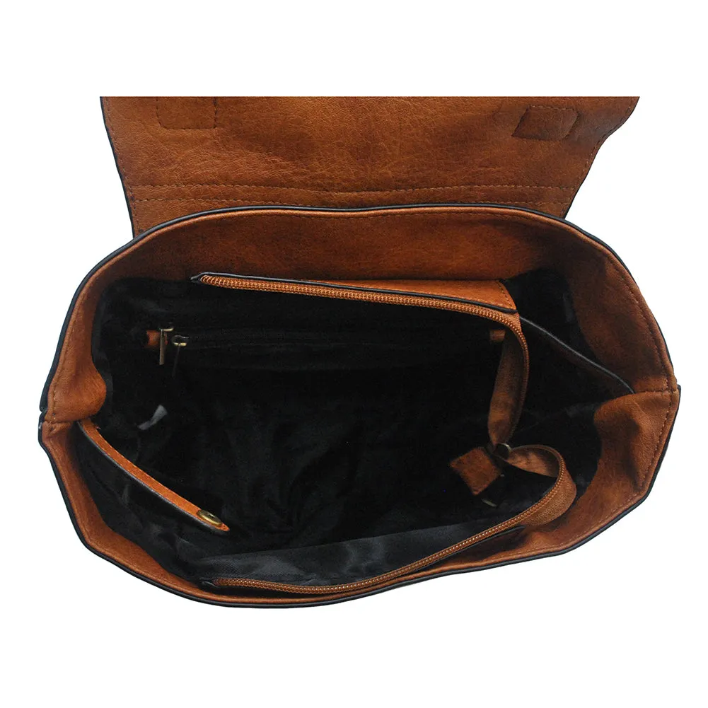 !SALE! Blue Faux Leather NGIL Utility Backpack
