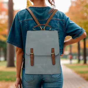 !SALE! Blue Faux Leather NGIL Utility Backpack